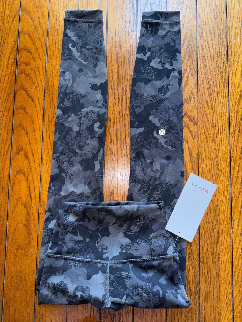 Lululemon Wunder Train High Rise 28” Hidden Heritage Black Multi Size 0 NWT